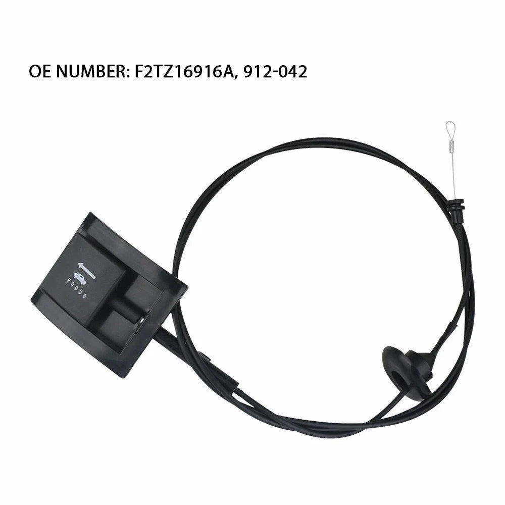 Hood Latch Release Cable For Ford F150 F250 F350 Bronco 1992-1997 F2TZ16916A EOA 6B93BC-57