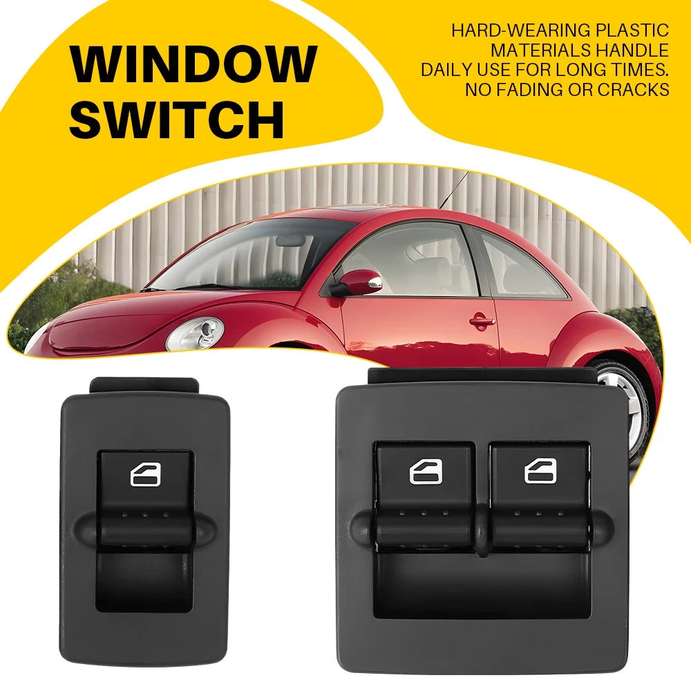 2x For 1998-2010 Volkswagen Beetle Master Power Window Switch Front Left Right A 6B93BC-57
