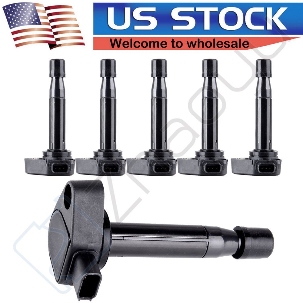 6 Pack Ignition Coil For Honda Odyssey Accord 3.5L Acura TL CL RL UF242 5C1013 KOEEP