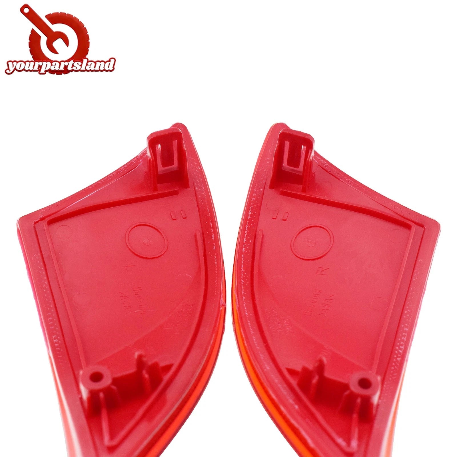 Red Lens Rear Bumper Reflector Covers For Lexus IS IS250 IS350 IS300 2014-2020 6B93BC-57