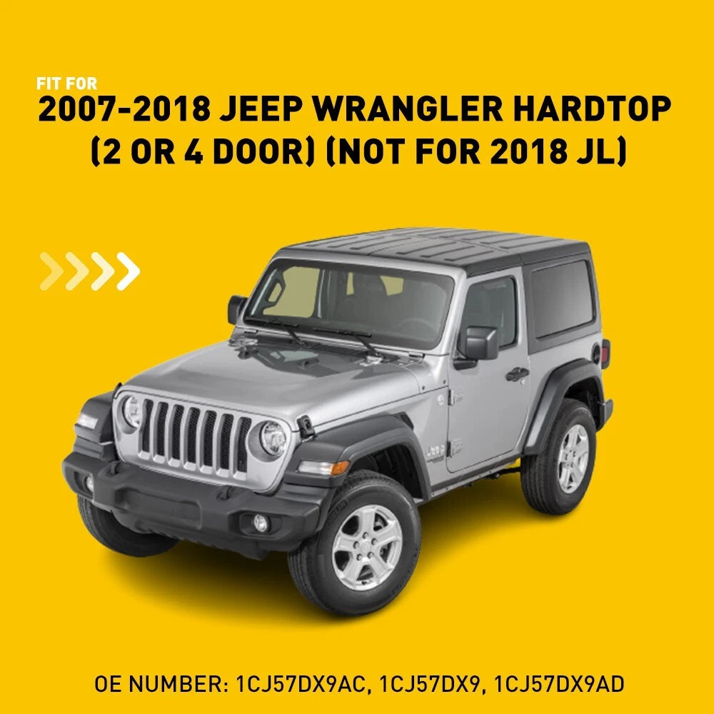 For 07-18 Jeep Wrangler JK Hardtop Freedom TargaTop Tab Mounting Screw Set of 2 6B93BC-57