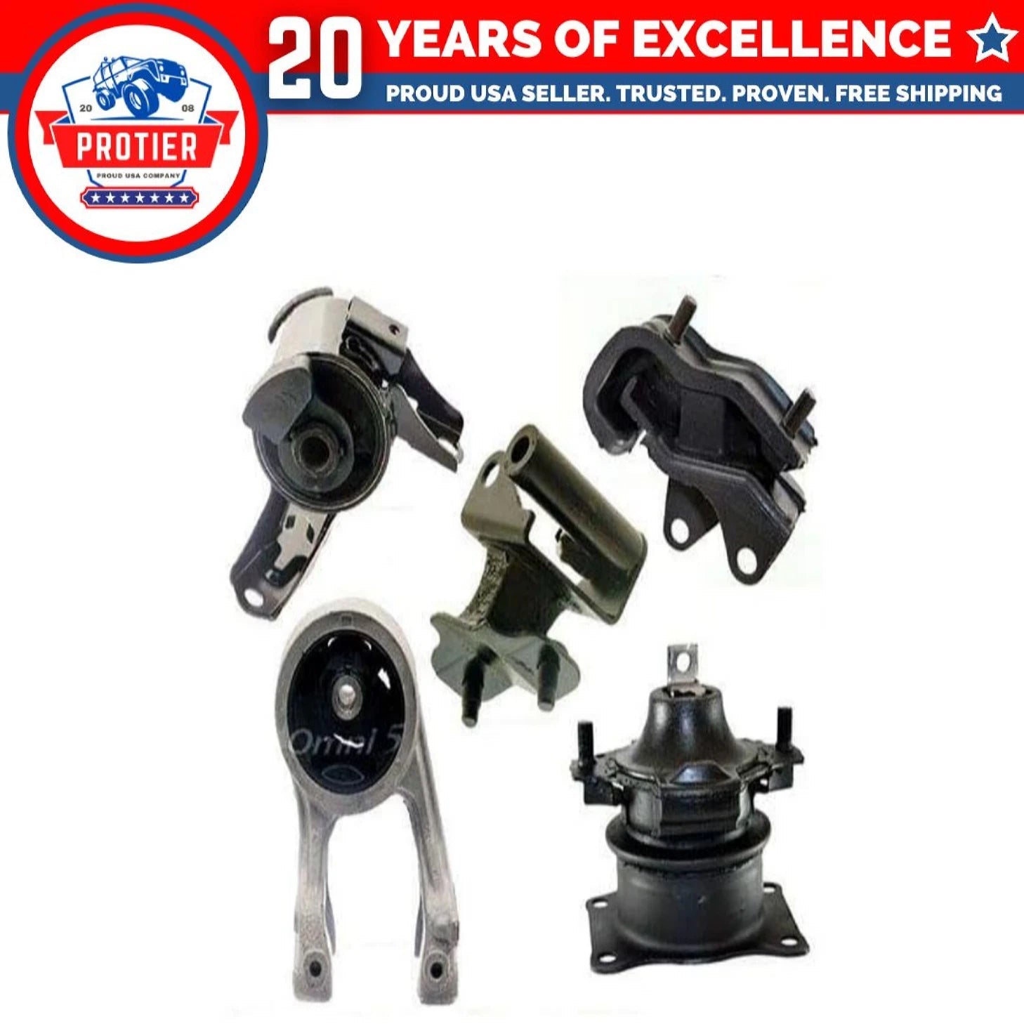 Fits 2007 Honda Odyssey EX/LX 3.5L VTEC Engine Motor & Transmission Mount Set 6B93BC-57