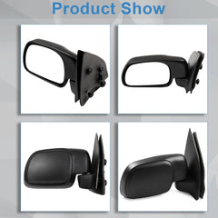 Side View Clear Manual Fold Mirror For 1999-2015 Ford F250 Left Hand KOEEP