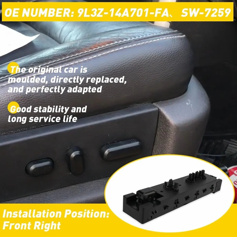 Seat Switch Front Passenger Side SW6556 SW7259 For Ford F150 2009-2017 US 6B93BC-57