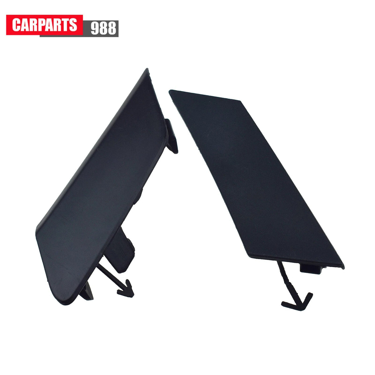 For 2020 2021 Toyota Corolla Black Front Bumper Tow Eye Hook Cover Cap Trim 2Pcs 6B93BC-57