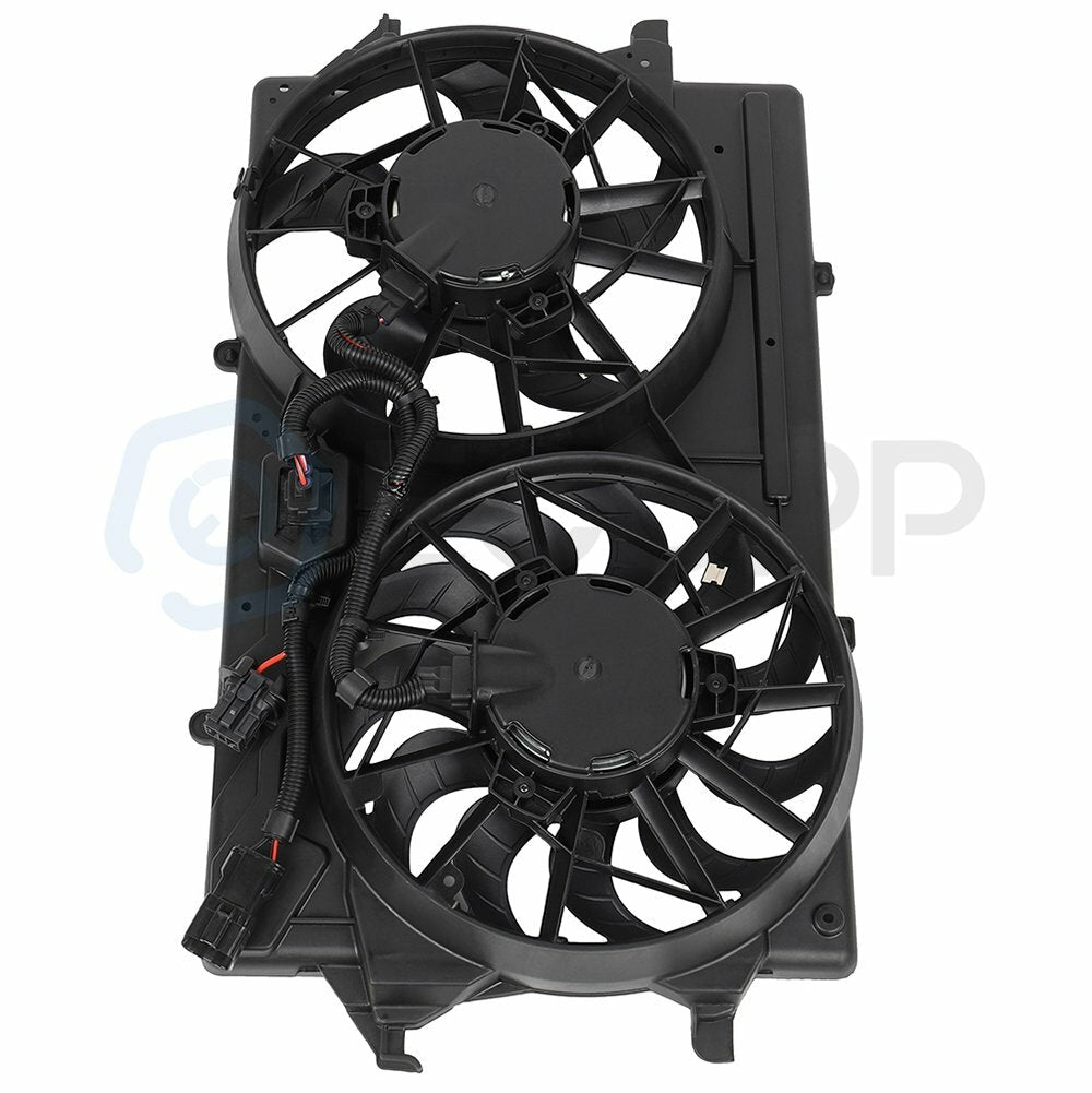 Radiator Condenser Cooling Fan Assembly For 2000 2001-2004 Ford Focus 674-00749 6B93BC-57