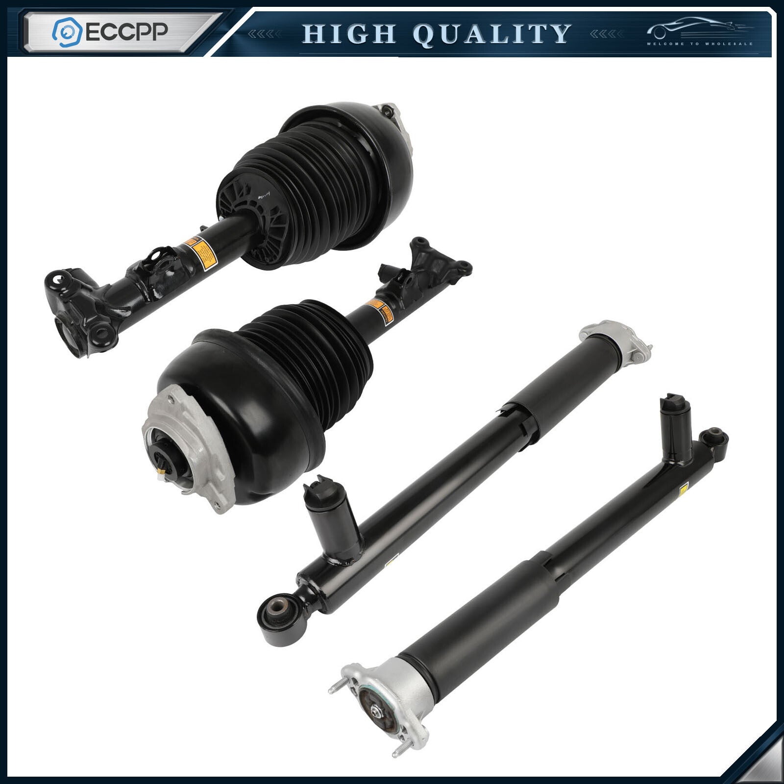 4x Front Rear Air Suspension Shock Strut For 2012-18 Mercedes CLS550 CLS400 RWD 6B93BC-57