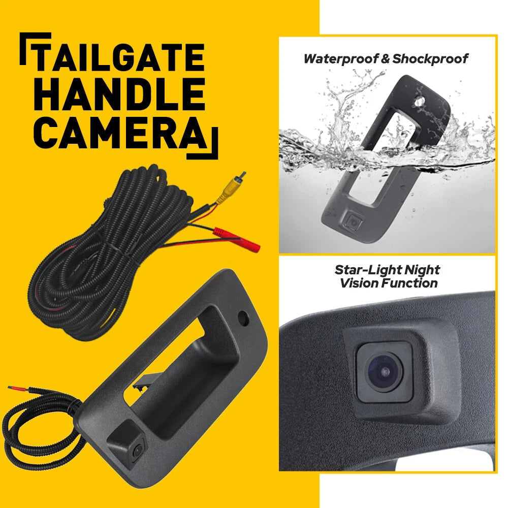 Rear Back Latch Tailgate Handle Backup Camera For Silverado Sierra 2007-2013 EOA 6B93BC-57