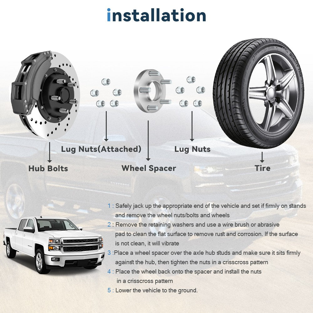 4Pcs (15mm & 20mm) Hub Centric Wheel Spacers 5x120 W/ 12x1.5 Cone Seat For BMW 6B93BC-57