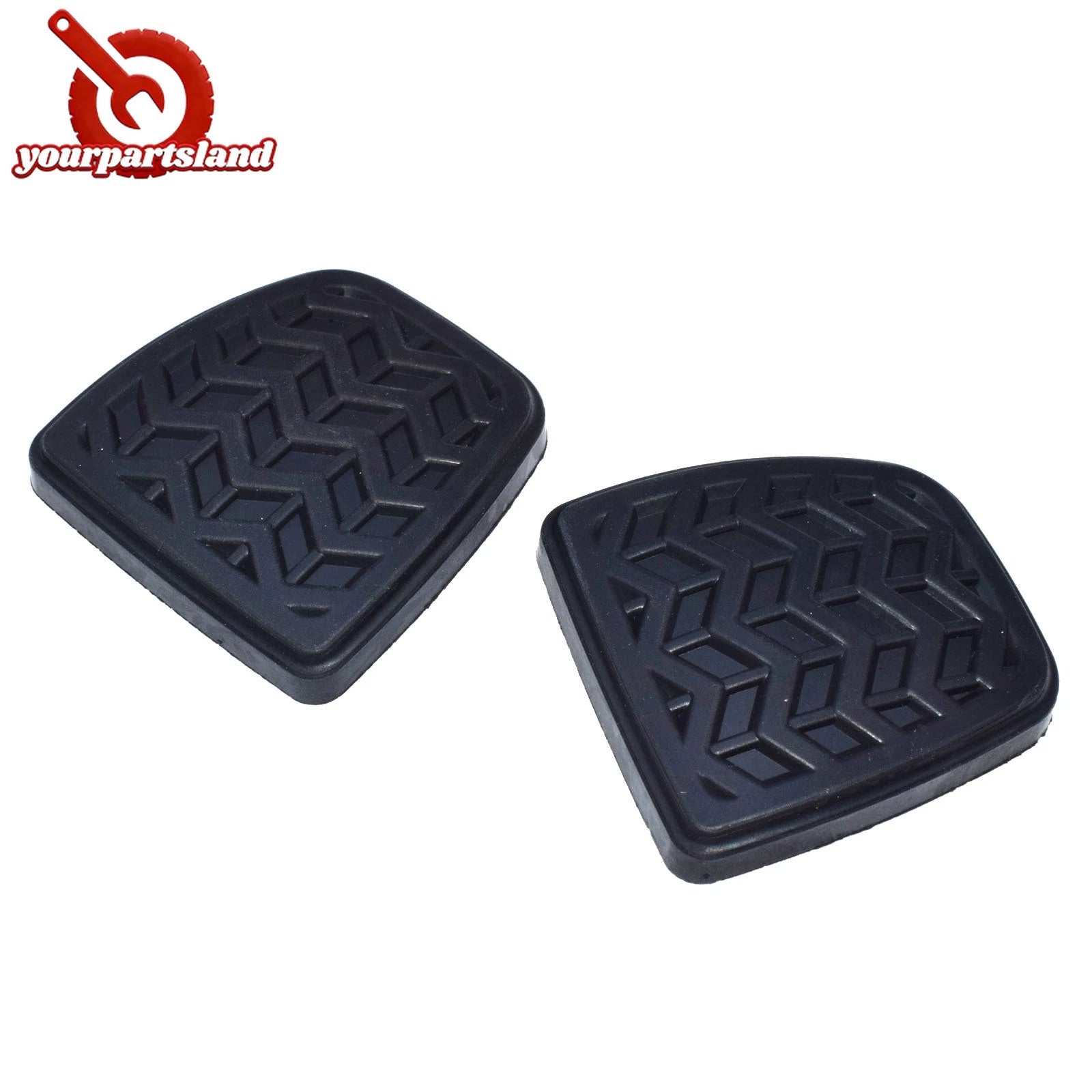 2PCS Clutch Brake Pedal Pad Rubber For Toyota Camry Hilux Vigo KUN 3132152010 6B93BC-57