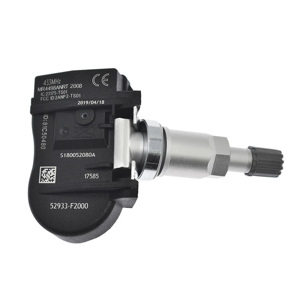 4x Tire Pressure Sensor 52933-F2000 For 06-2011 Hyundai Elantra Kia Rio Borrego 6B93BC-57