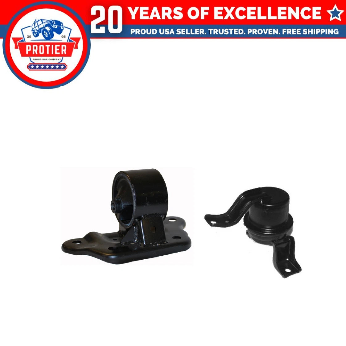 Front Right Motor & Trans Mount 2PCS for 02-07 Mitsubishi Lancer 2.0L for Auto 6B93BC-57