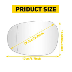 Right Left Side Mirror Glass Heated For BMW 2009-13 E82 E90 E91 E92 325i 328i EA 6B93BC-57