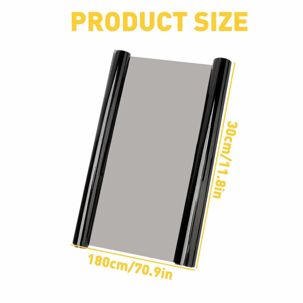 Matte Black Taillight Headlight Car Fog Light Sticker Vinyl Tint Film 12" x 72" 6B93BC-57