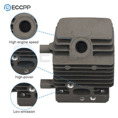 34mm Cylinder Piston Kit For Stihl FS75 FS80 FS85 HS75 HS80 HS85 Hl75 Hl75K HT70 6B93BC-57