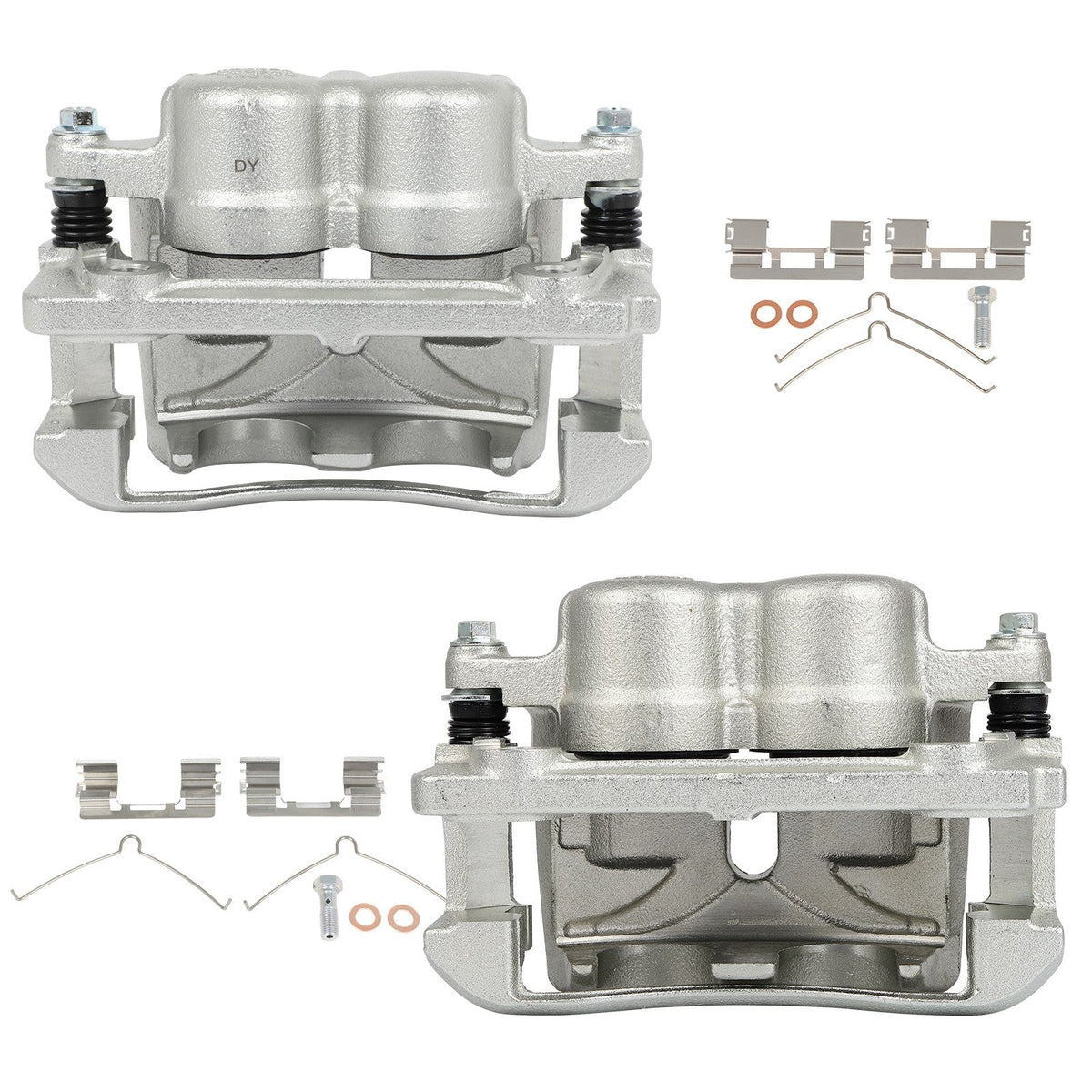 Front Left Right Brake Calipers 2Pcs For 2004-2005 Ford F-150 2005 Ford Lobo 6B93BC-57