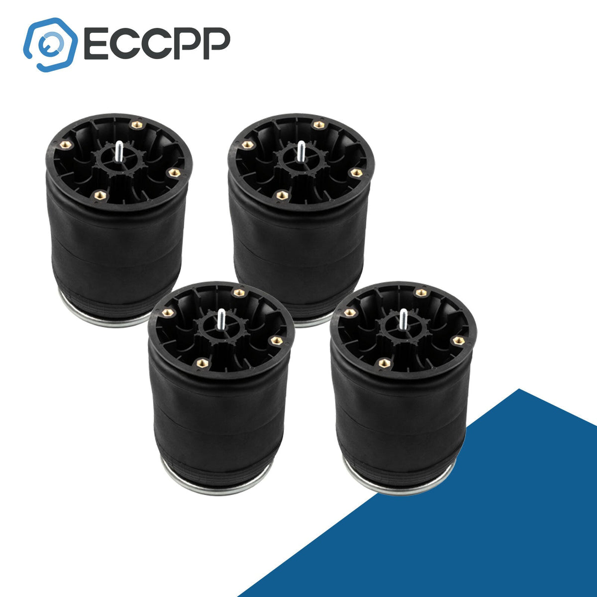 4Pcs W01-358-8852 Air Suspension Bag Spring For Goodyear 1R12-568 Peterbilt 6B93BC-57