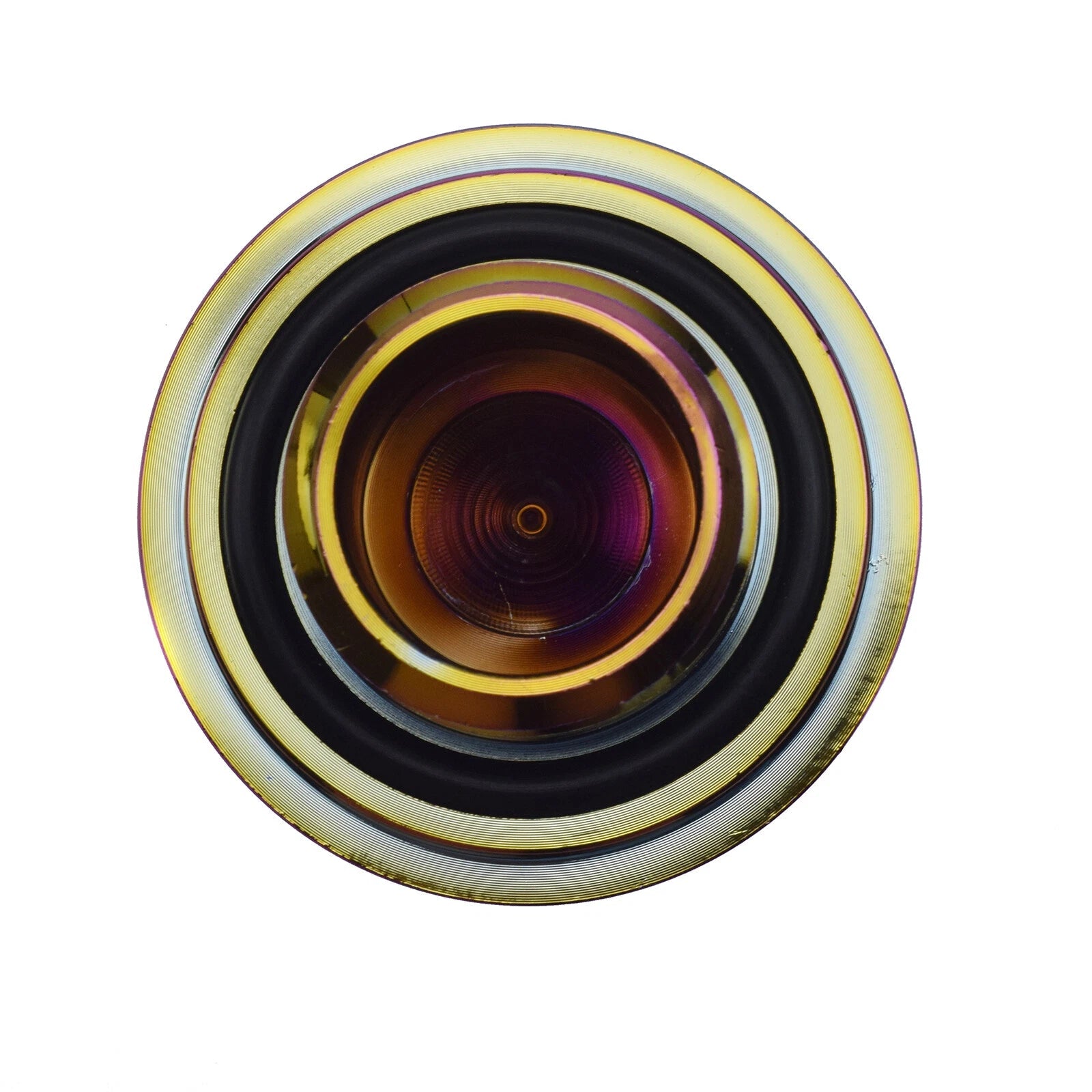 Aluminum Neo Chrome Oil Cap Fuel Filler Tank Cover for Honda Civic Fit 6B93BC-57
