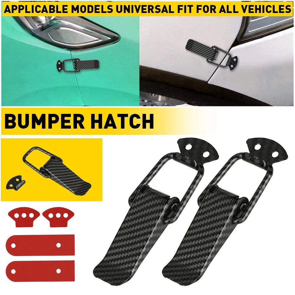 Carbon Fiber Car Bumper Trunk Fender Hatch Lids Quick Release Fastener Decor EOA 6B93BC-57