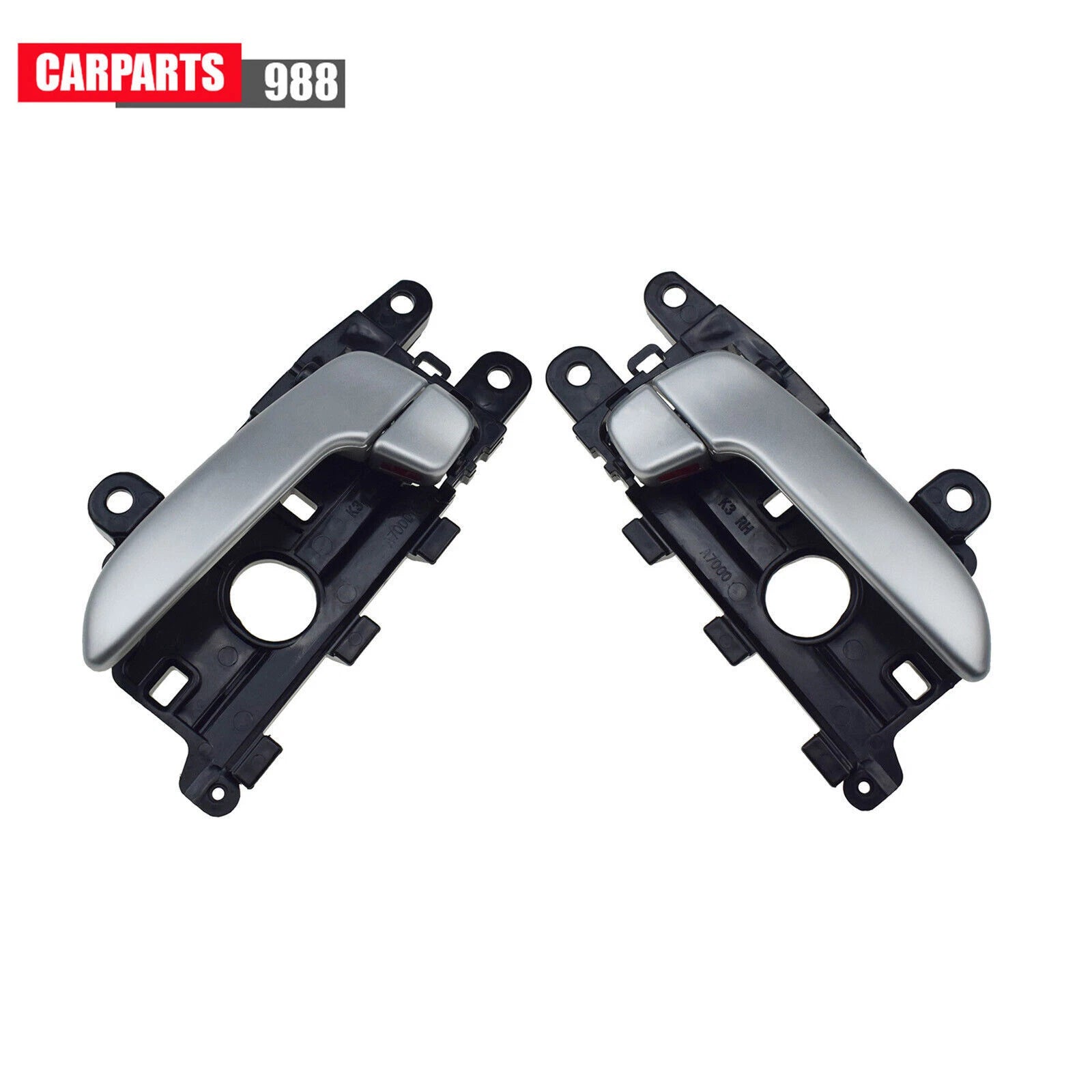 for Kia Forte Cerato 2014-2018 Set of 2 Interior Chrome Door Handle Left Right 6B93BC-57