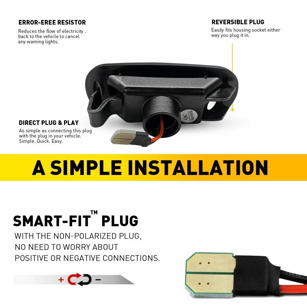 For Dodge RAM 2500HD 3500HD 2003-2009 Fender Marker Dually Bed LED Light White A 6B93BC-57