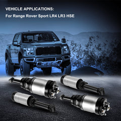 4 Pcs Front + Rear Air Suspension Struts For Range Rover Sport LR4 LR3 HSE 6B93BC-57