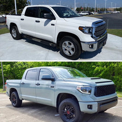 FIT TOYOTA Tundra Crew Max 2007-2020 Cab Black Pillar Posts Door Trim Covers 6B93BC-57