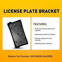 Fit For 2019-2021 Chevy Silverado 1500 Front License Plate Tag Bracket Holder EA 6B93BC-57