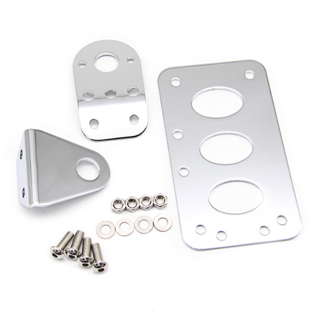 Side Mount License Plate Bracket Motorcycle Holder For Harley Chopper Bobber 6B93BC-57