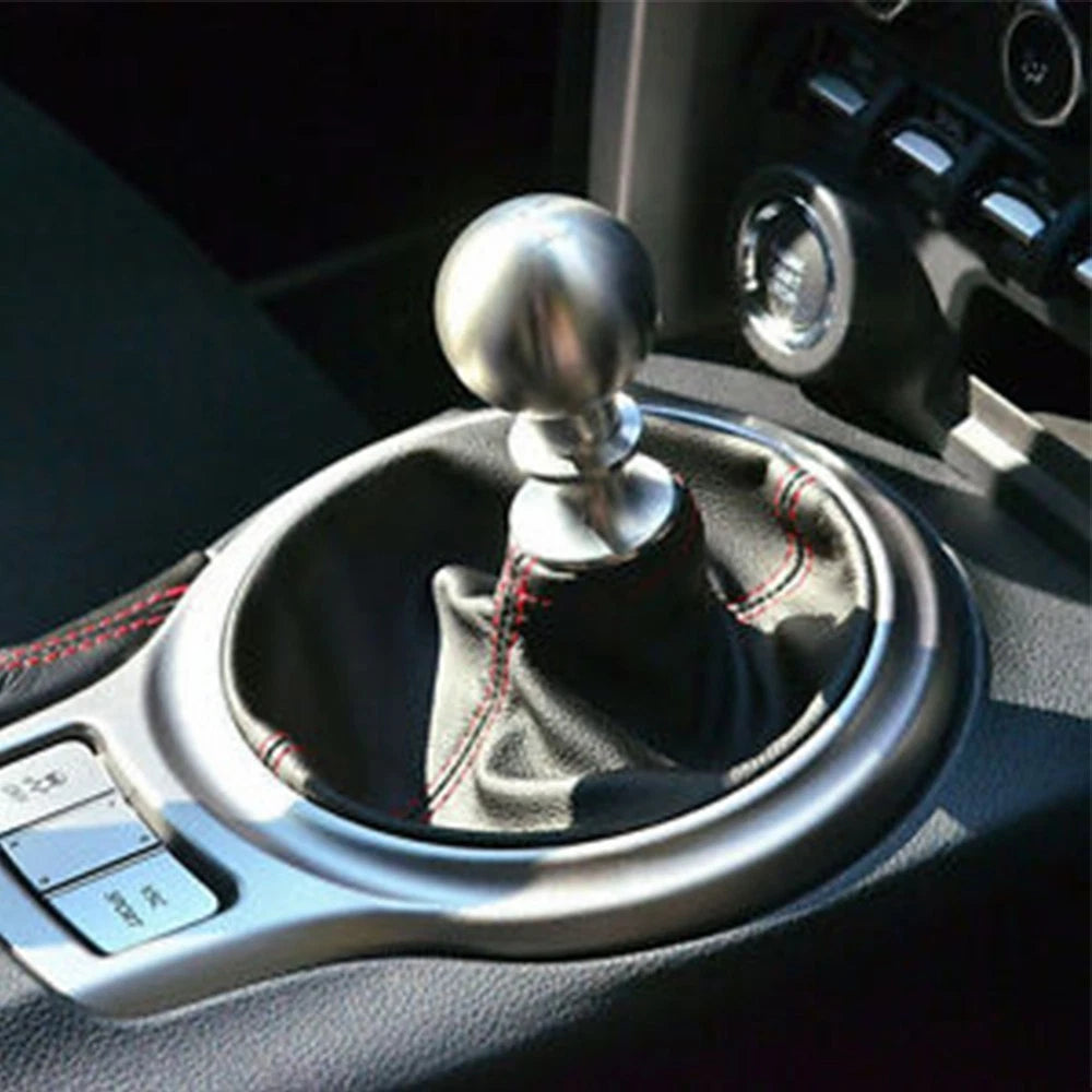 Shift Knob Shifter Boot Cover Black PVC Leather MT AT Sport Car Accessories EOA 6B93BC-57