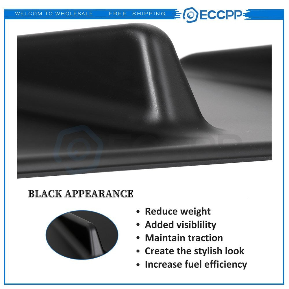 Rear Shark Fin Spoiler Wing For 2008-2016 Mitsubishi Lancer EVO MITSUBISHI