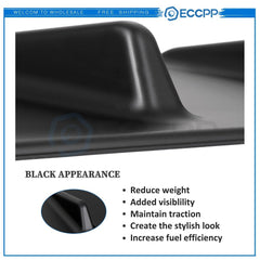 Rear Shark Fin Spoiler Wing For 2008-2016 Mitsubishi Lancer EVO MITSUBISHI