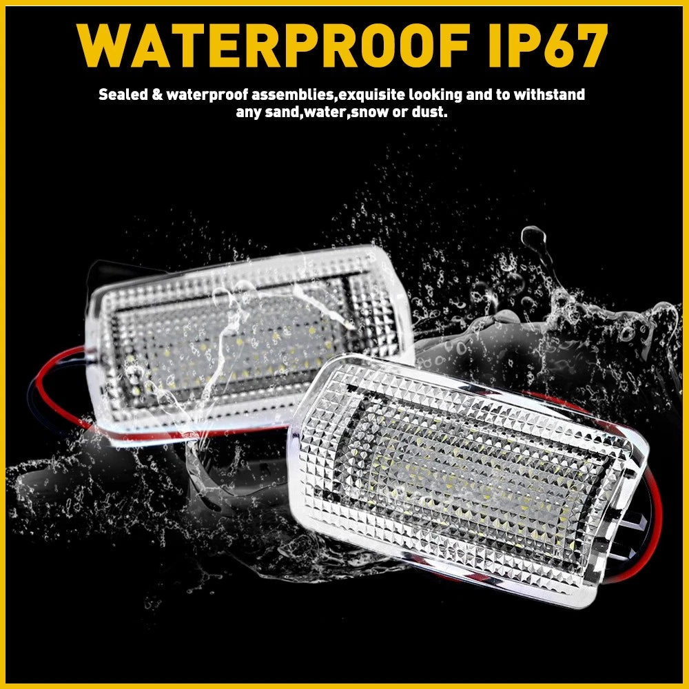 2XLED Courtesy Door Light For Toyota Land Cruiser Series 200 Prado MK4 Tundra US 6B93BC-57