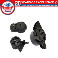 Engine Motor Mount 3PCS Set Compatible for 1991 - 1994 Nissan Sentra 1.6 6B93BC-57