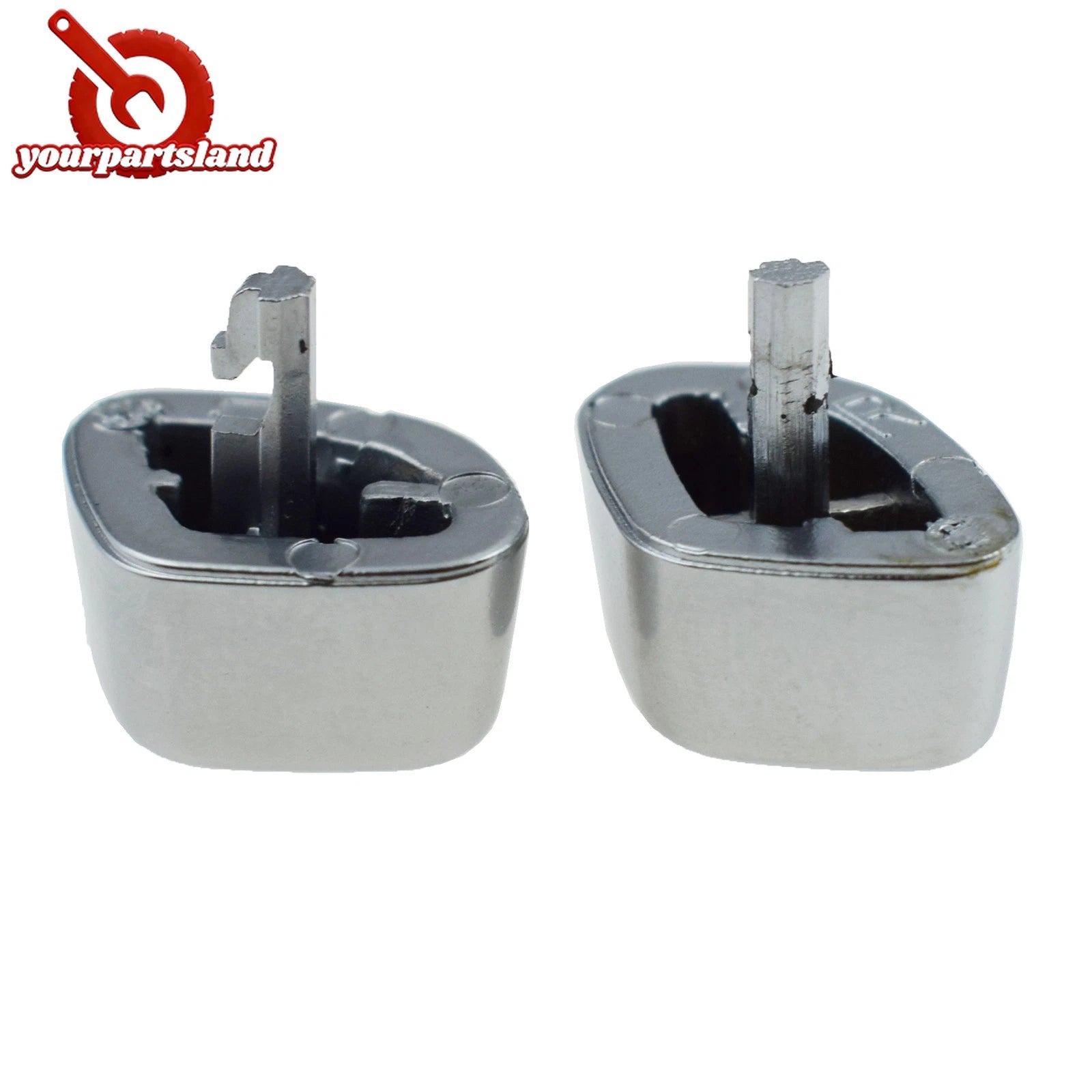 Silver Seat Headrest Switch Button Cover Left Right For Mercedes W212 W166 W292 6B93BC-57