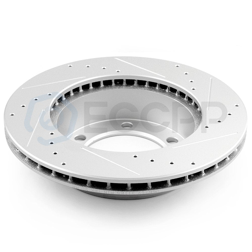 Front Discs Brake Rotors and Ceramic Pads For Toyota 4Runner 1996-2002 Drilled 6B93BC-57