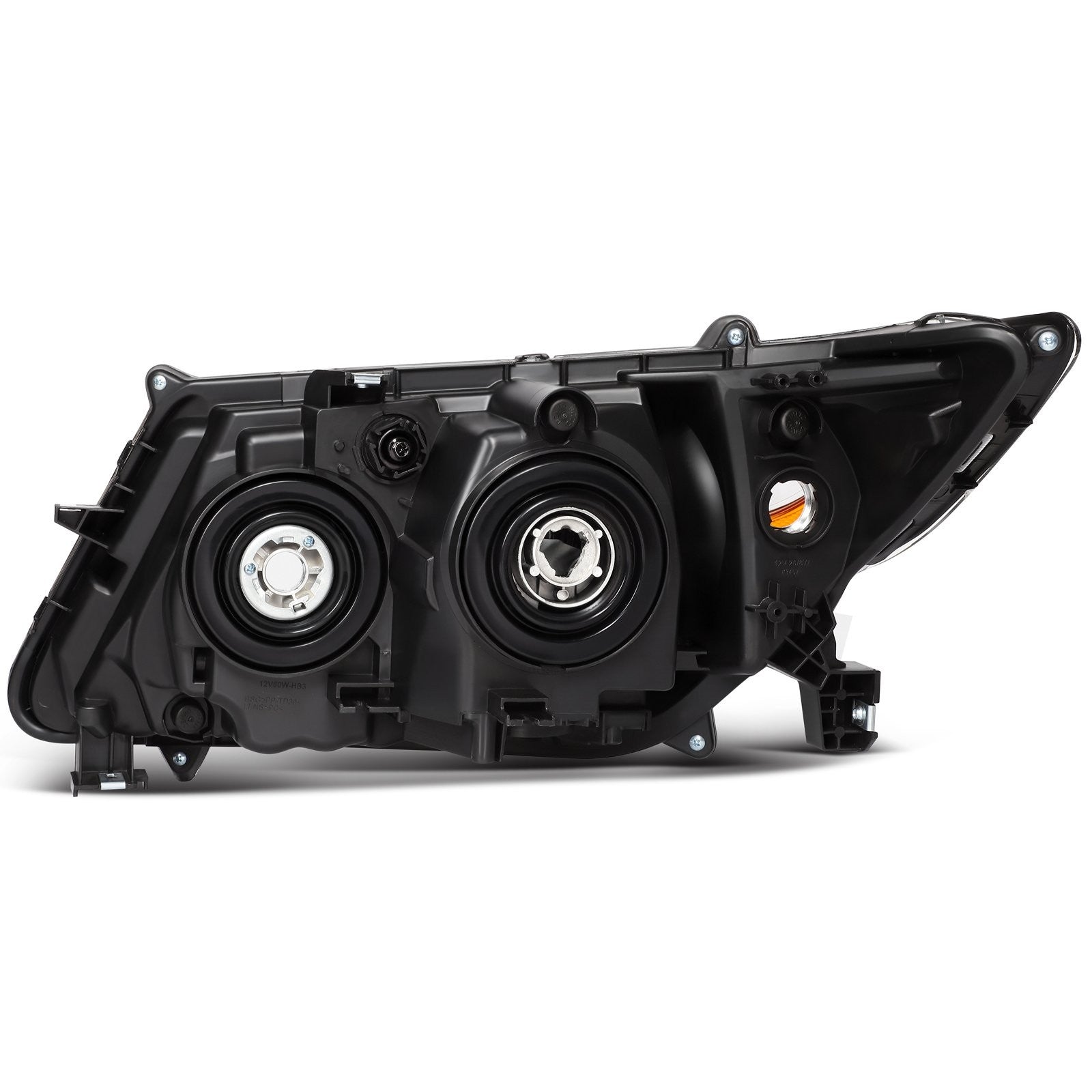 ECCPP Headlights Assembly For Honda Odyssey 3.5L 2011-2017 Pair Kit Black Amber 6B93BC-57