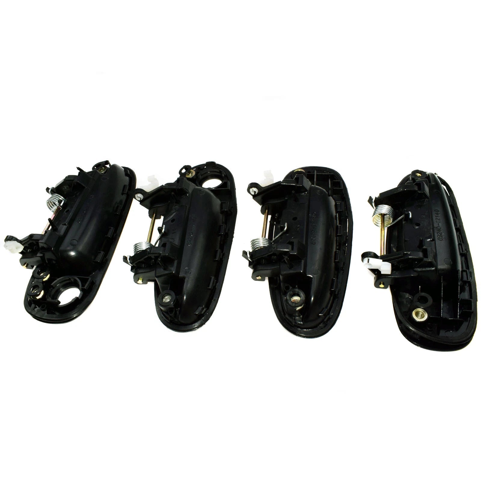Black Outside Door Handle Front Rear Left Right For 1993-1997 Toyota Corolla 6B93BC-57