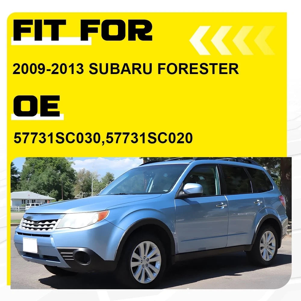 2X For 2009-2013 Subaru Forester Front Left Right Fog Light Hole Cover Bezel EOA 6B93BC-57