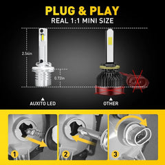 880 LED Driving Fog Lights Bulbs Kit For Chevy Silverado1500 99-02 Tahoe 00-2006 6B93BC-57