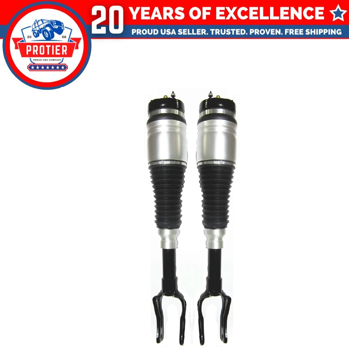 Front Left & Right Air Suspension Strut 2PCS Fit 2011-2018 Jeep Grand Cherokee 6B93BC-57
