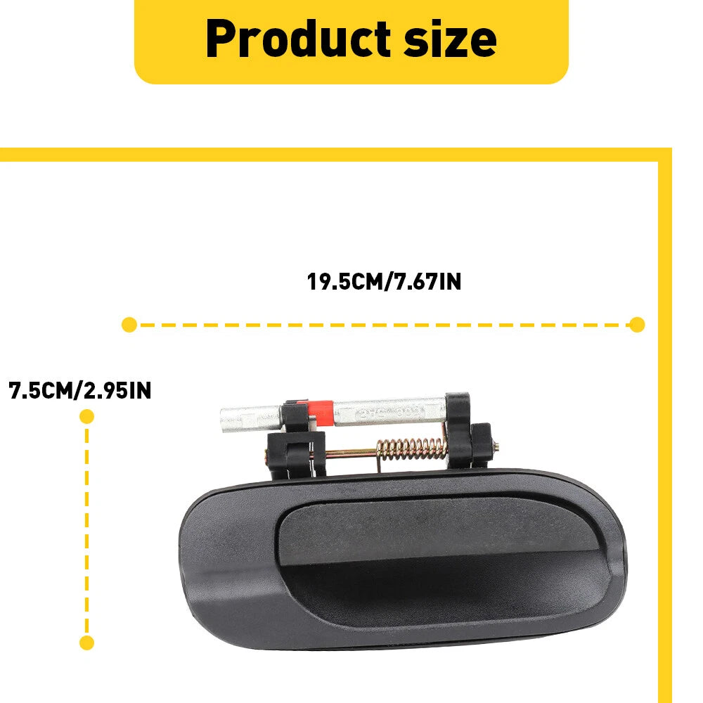 Front Right Passenger Exterior Door Panel Handle For 2000-2006 Nissan Sentra EOA 6B93BC-57