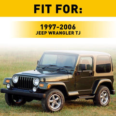 2PCS Latch Hood Pins Hood Locking Catch Black 1997-06 For Jeep Wrangler TJ 6B93BC-57