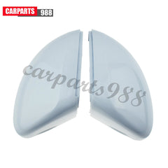 Left Right Side Rear View Mirror Cover White For VW Tiguan 2018 2019 2020-2022 6B93BC-57