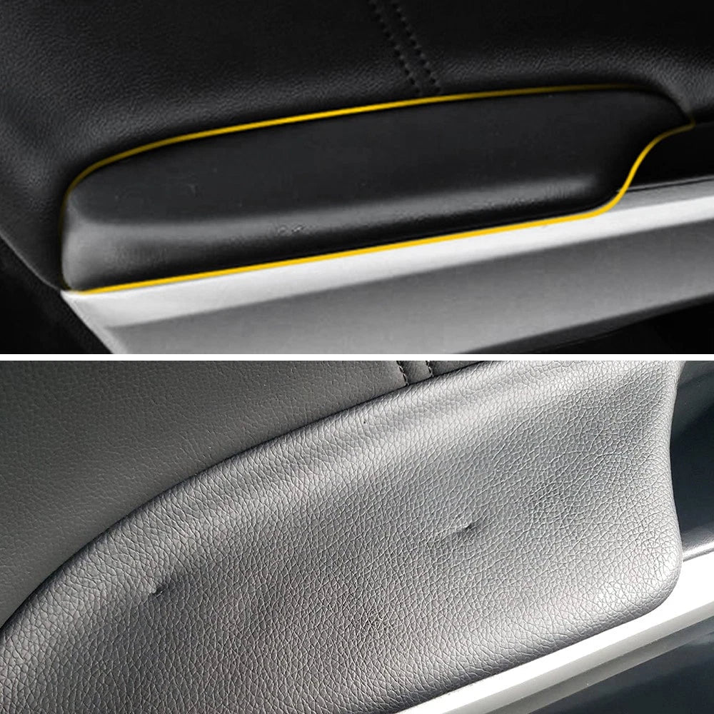 Door Armrest Hand Leather Arm Rest Cover & Base Lid For Honda Accord 2008-12 EOA 6B93BC-57