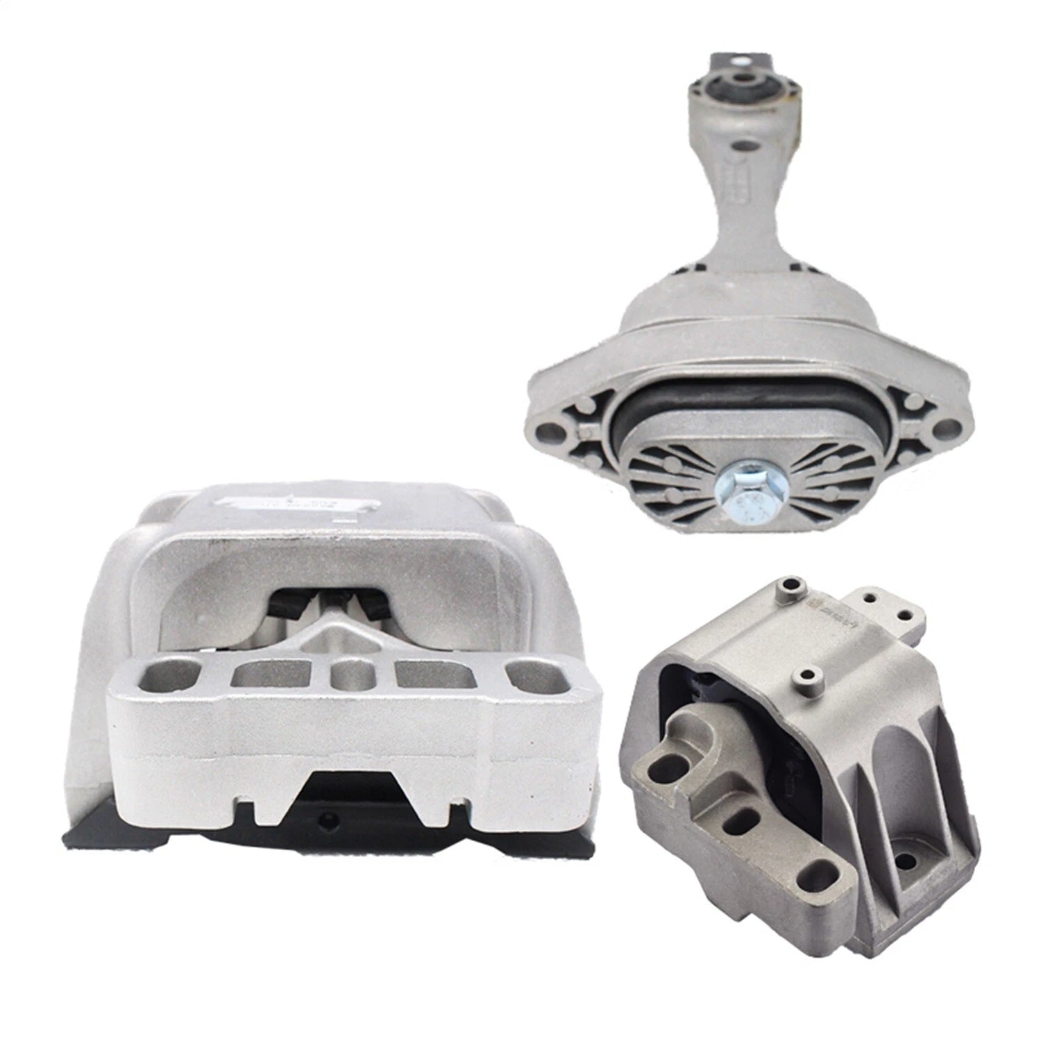Engine Mount Set compatible with Volkswagen 1998-2006 Jetta Beetle Golf V6 L4 6B93BC-57
