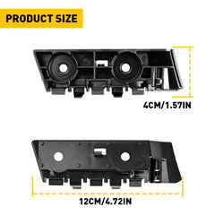 Bumper Bracket Set For 2015-2017 Ford Mustang Support Side Front Steel 2Pc EOA 6B93BC-57