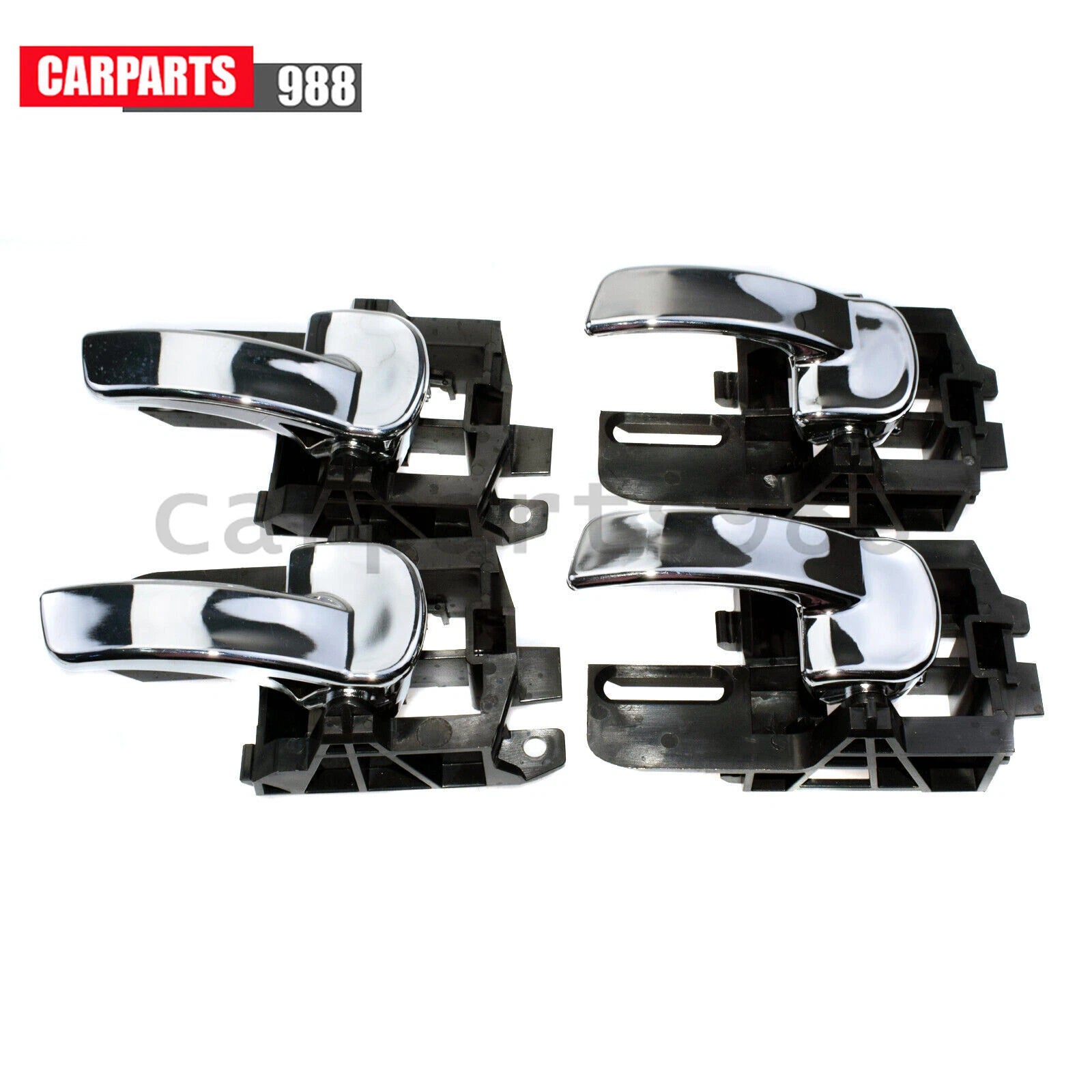 Chrome Interior Door Handle Front Rear LH RH For Nissan Qashqai 07-13 80671JD00E 6B93BC-57
