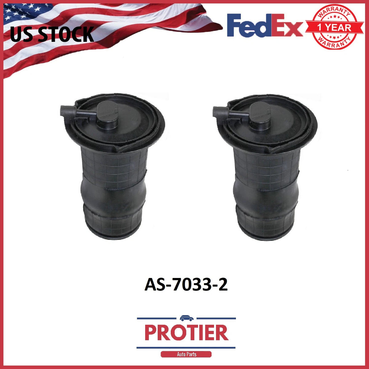 Rear L&R Air Ride Air Spring Compatible for 1995 - 2002 Land Rover Range Rover 6B93BC-57