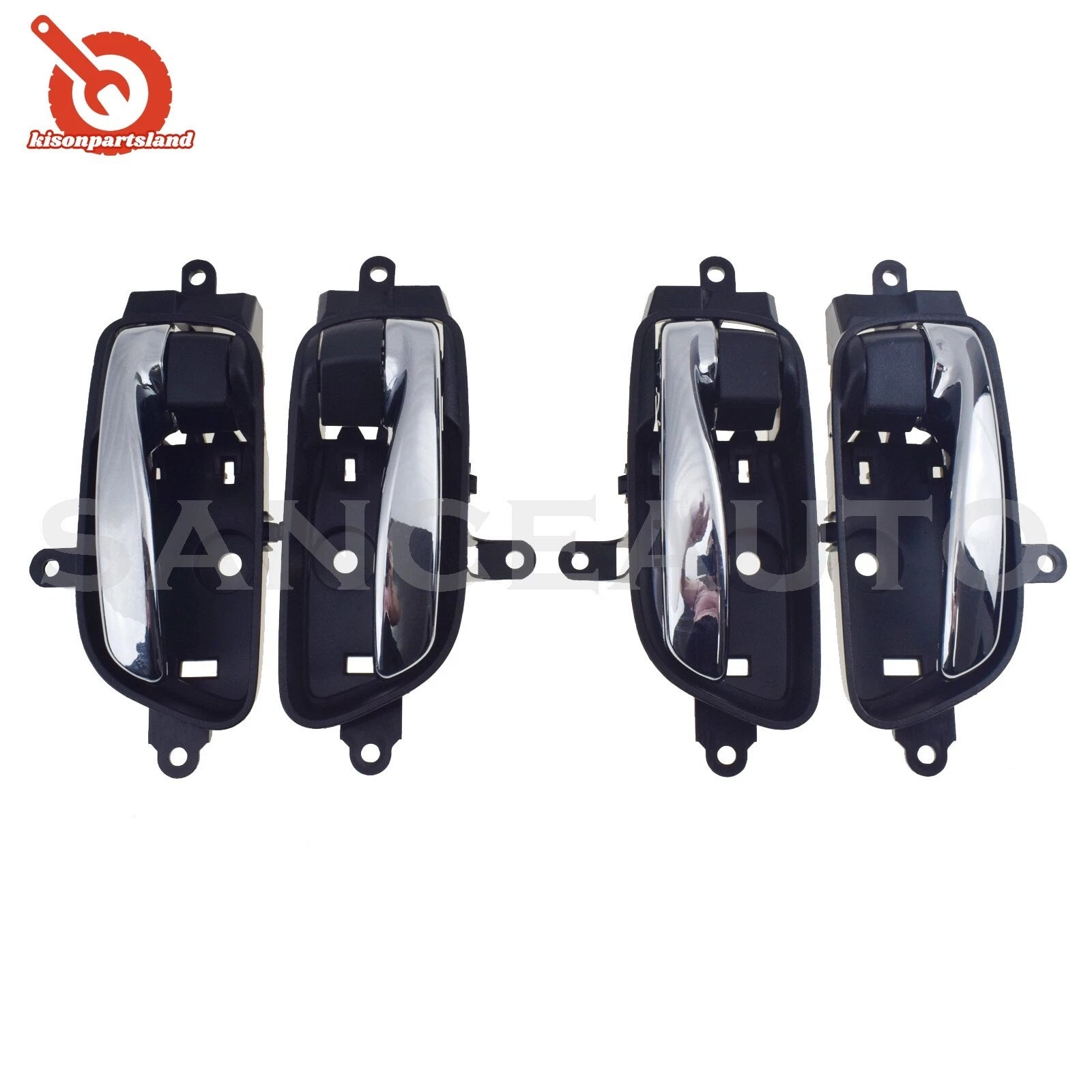 4PCS Left Right Inside Door Handles for Nissan Altima Pathfinder Titan 2013-2017 6B93BC-57